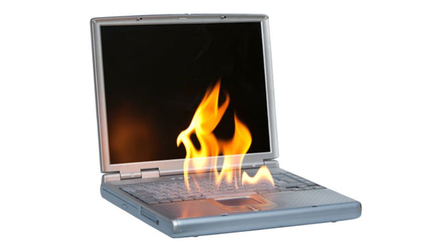 laptop fire